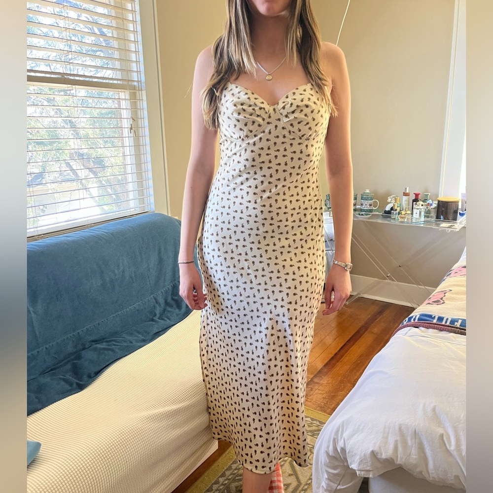 Silk maxi dress